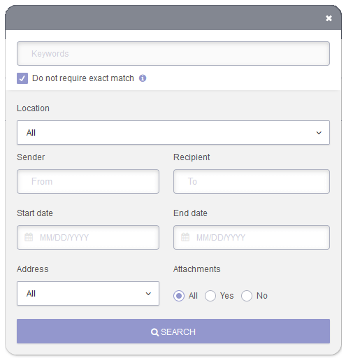 protonmail search