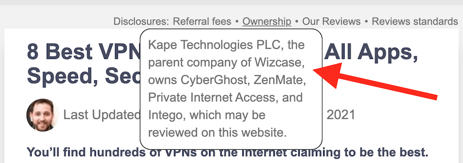 Kape owns wizcase.com