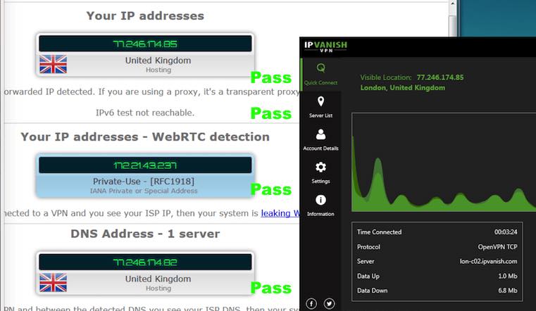 ipvanish free test