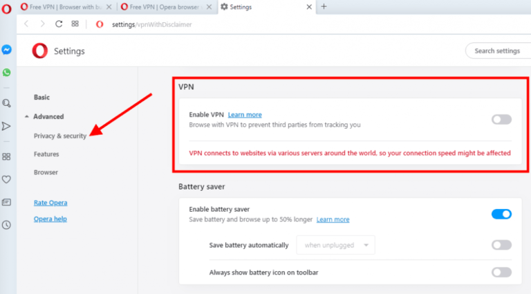 opera vpn for torrenting