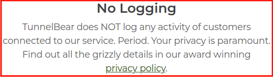 tunnelbear logs vs nord vpn