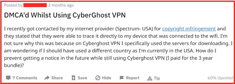 VPN Cyberghost pour le torrent