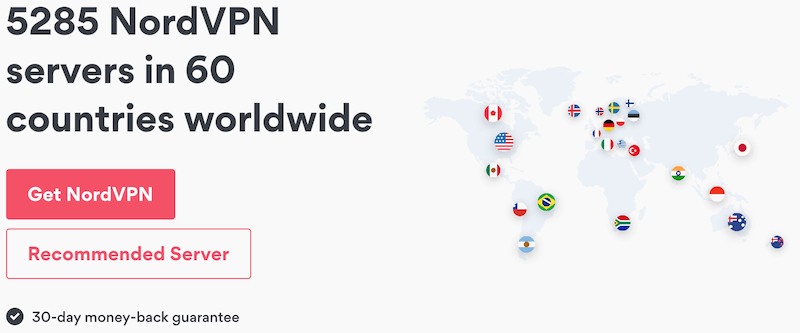 NordVPN and TunnelBear VPN servers