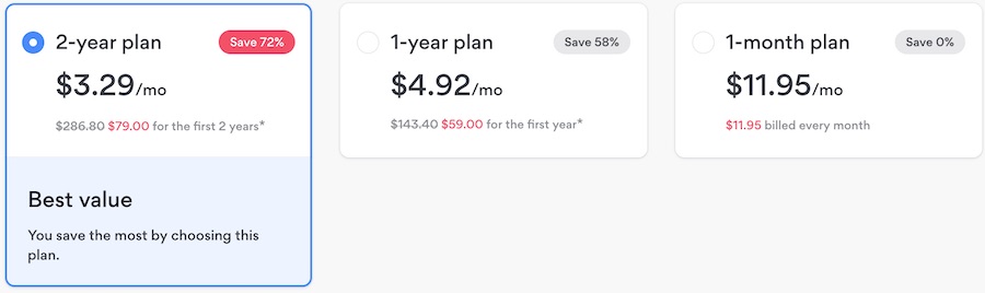NordVPN prices for Black Friday deal