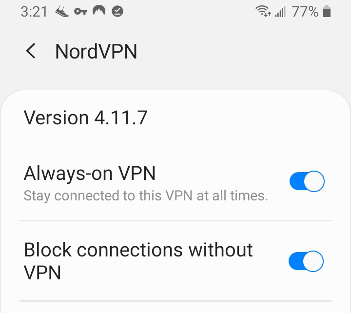 VPN Android always on