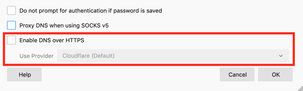 firefox dns over https doh