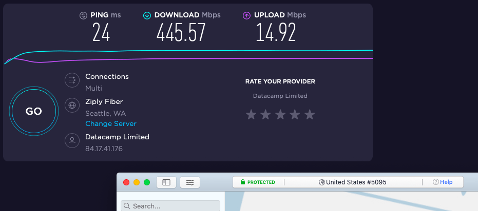 VPN speeds