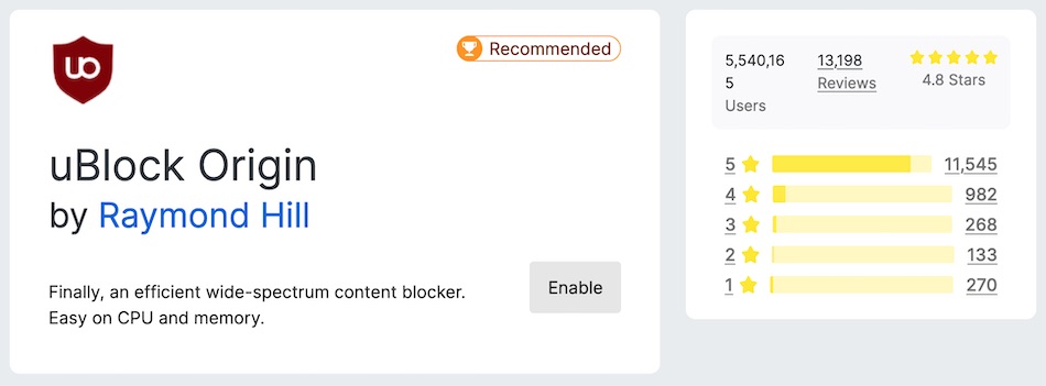 ublock ad blocker for safari mac