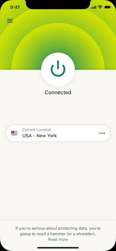 secure iphone VPN service