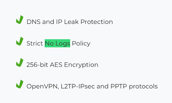 CyberGhost no logs VPN
