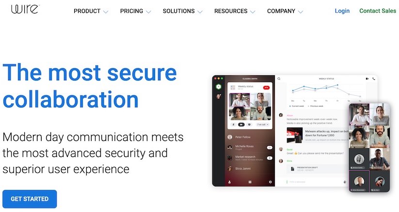 wire secure messenger app