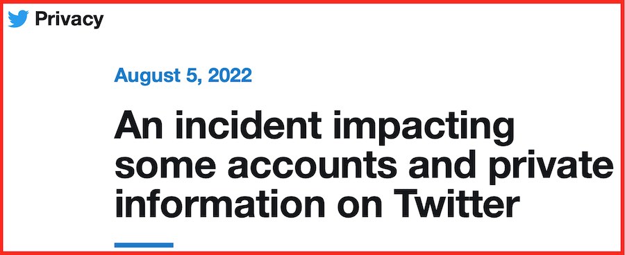 Twitter security data breach