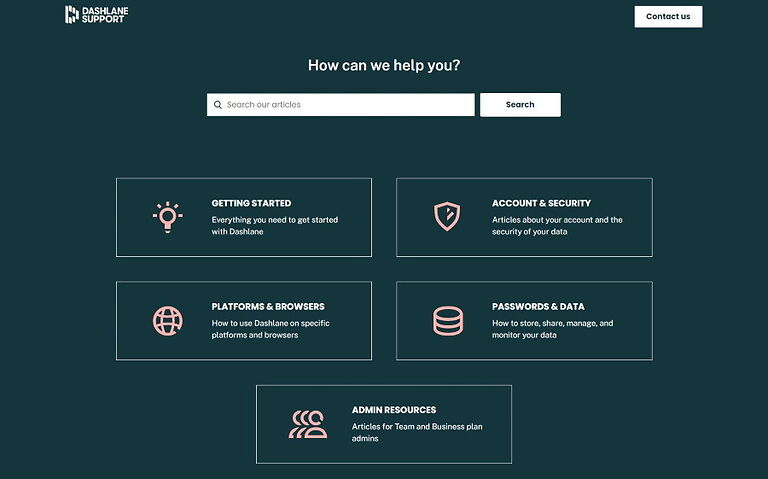 Dashlane Help Center