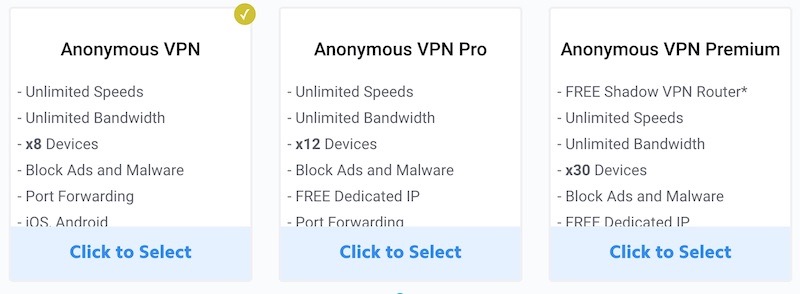 TorGuard Anonymous VPN Plan