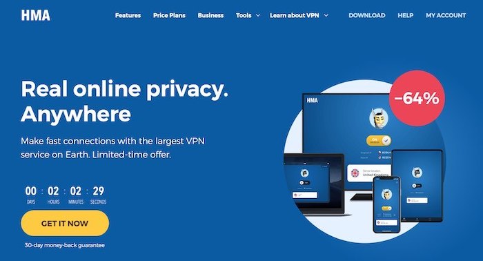 Revue Hidemyass HMA VPN