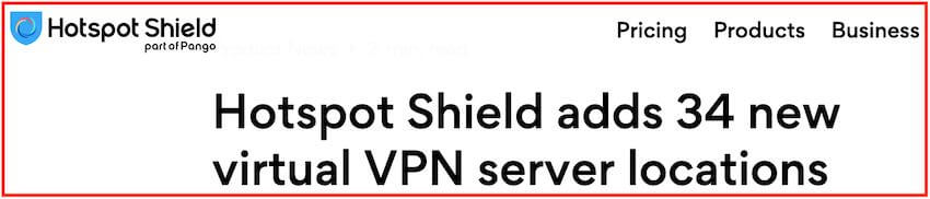 hotspot shield servers