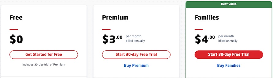 LastPass price vs NordPass