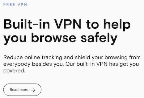 Opera VPN test sonuçları