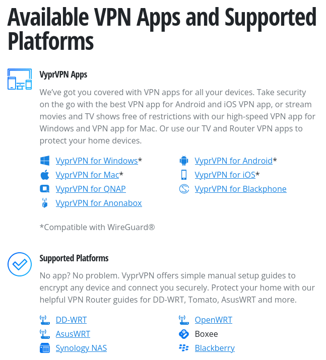 Vypr VPN apps