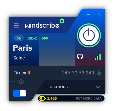 Application VPN Windows Windscribe