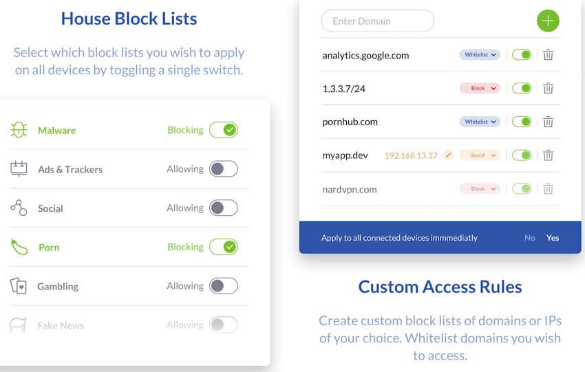 Windscribe Ajouter un bloqueur VPN