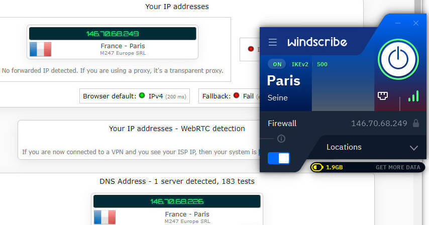 Revue de sécurité VPN Windscribe