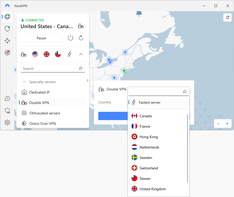 Nord Double-VPN HMA