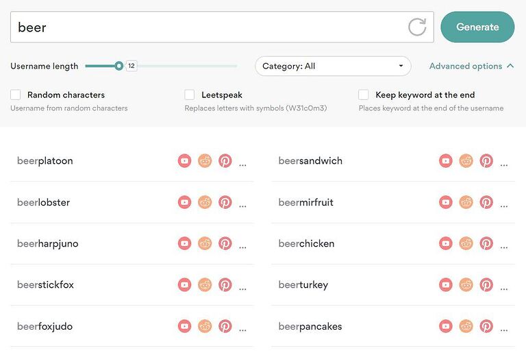 NordPass Random Username Generator