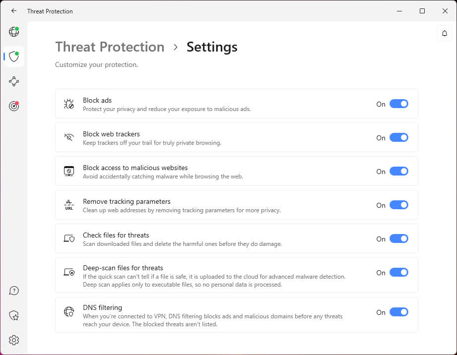 Threat Protection security NordVPN vs CyberGhost
