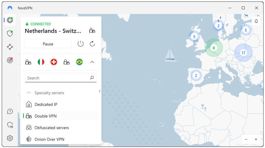 Nordvpn Windows बनाम PureVPN