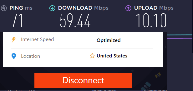 PureVPN speeds compared to Surfshark