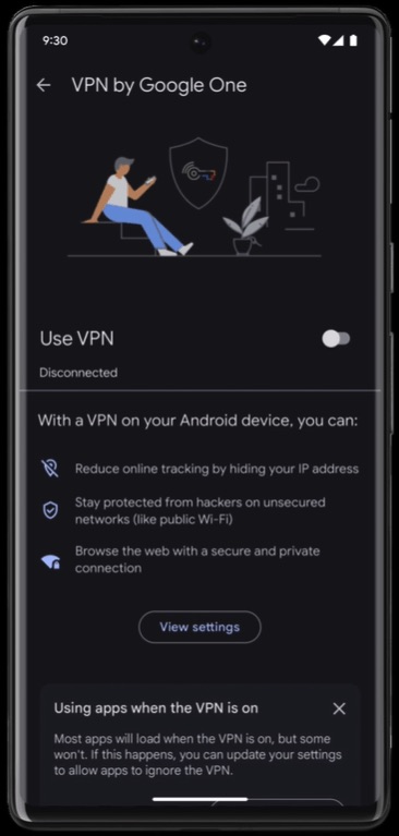 google vpn on pixel