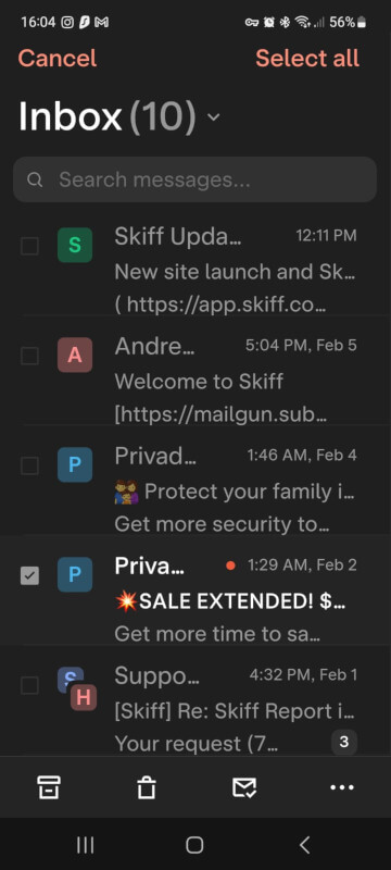 Skiff - Private, encrypted, secure email - 10 GB free