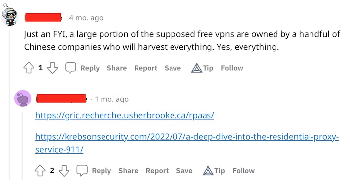 best free VPN Reddit 2023
