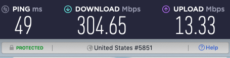 NordVPN speeds and CyberGhost speeds