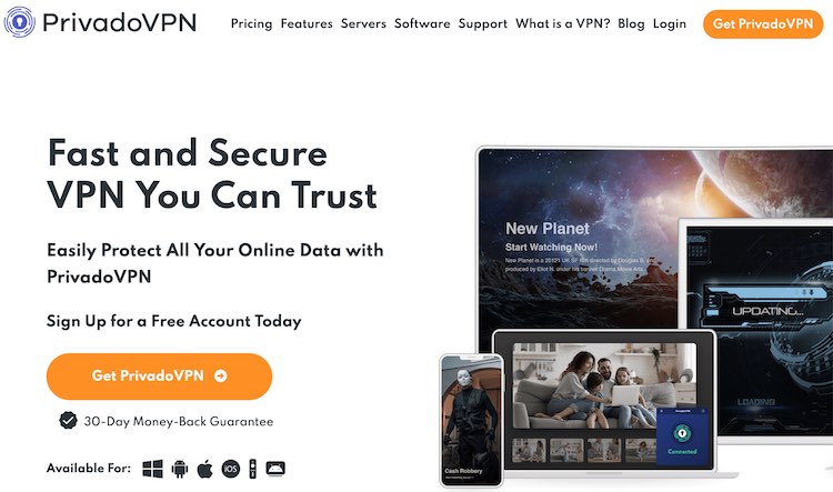 PrivadoVPN free trial