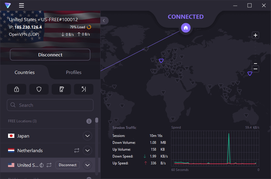 Proton VPN expandido