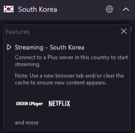 Proton VPN worldwide streaming Korea