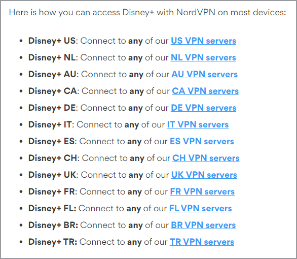 Watch Disney Plus with VPN server