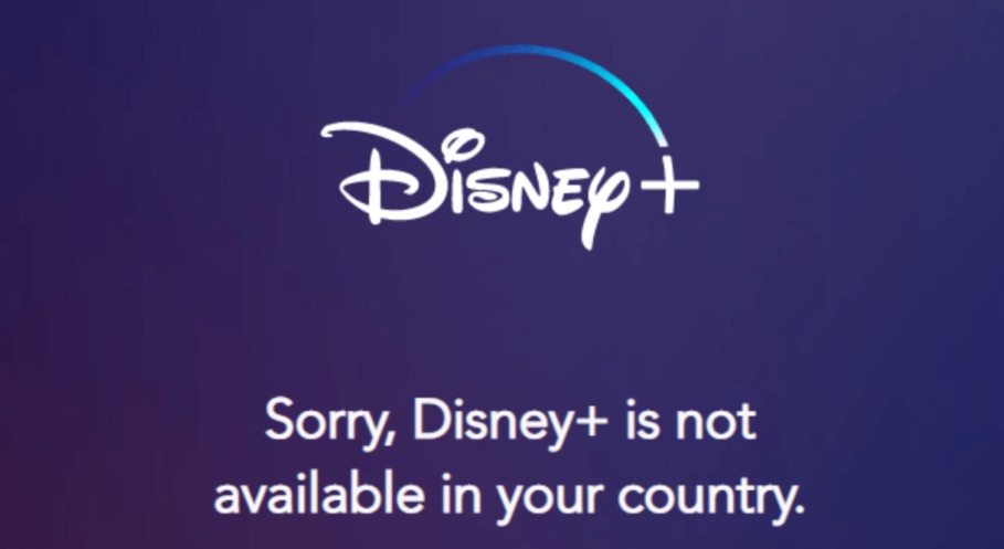Disney Plus not available in your country error