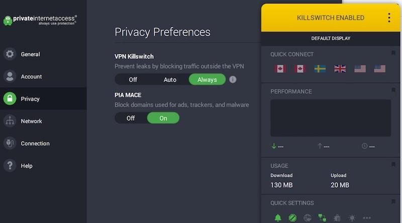 PIA or ExpressVPN apps