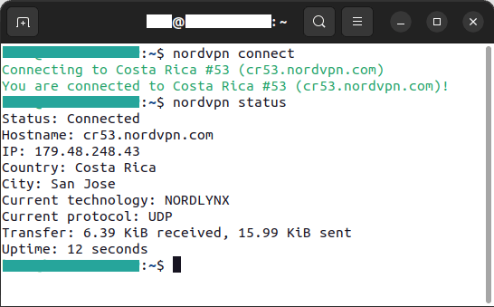 NordVPN Linux app