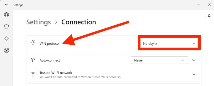 NordVPN app with WireGuard