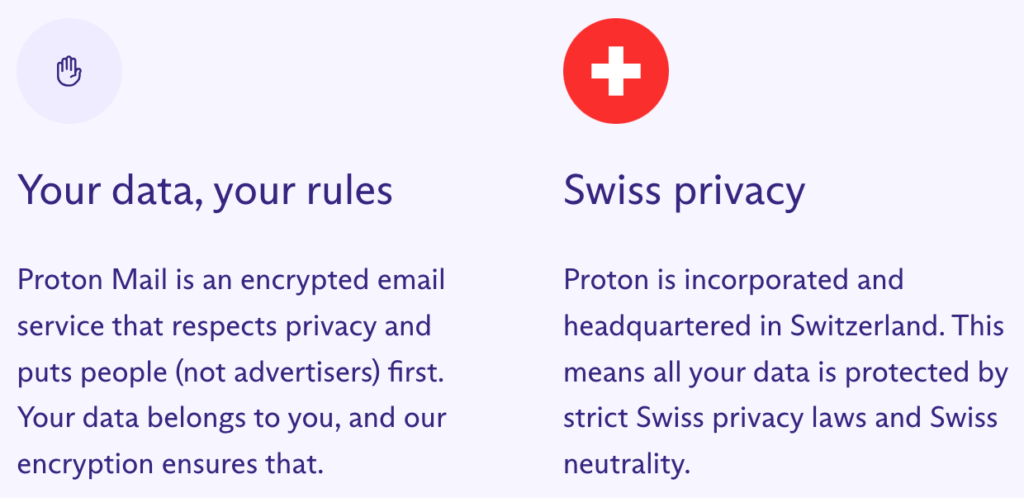 ProtonMail logs privacy