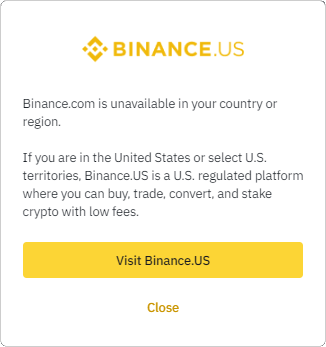 Unblock Binance from US