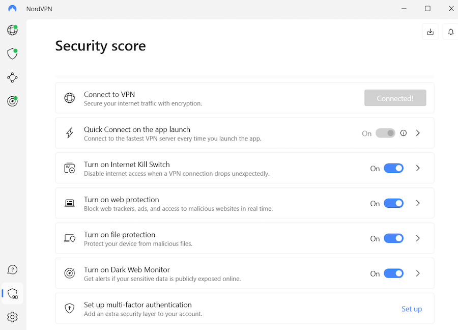 NordVPN application test review