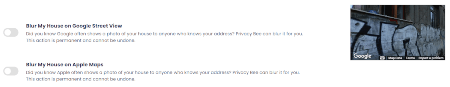 Privacy Bee Extra Options