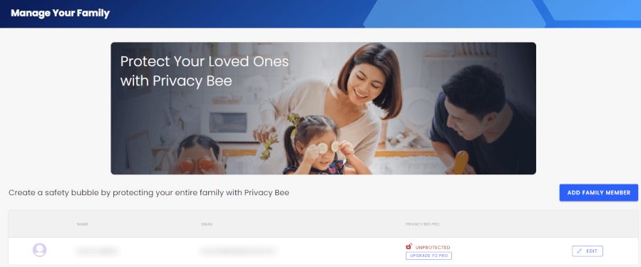 Privacy Bee Family