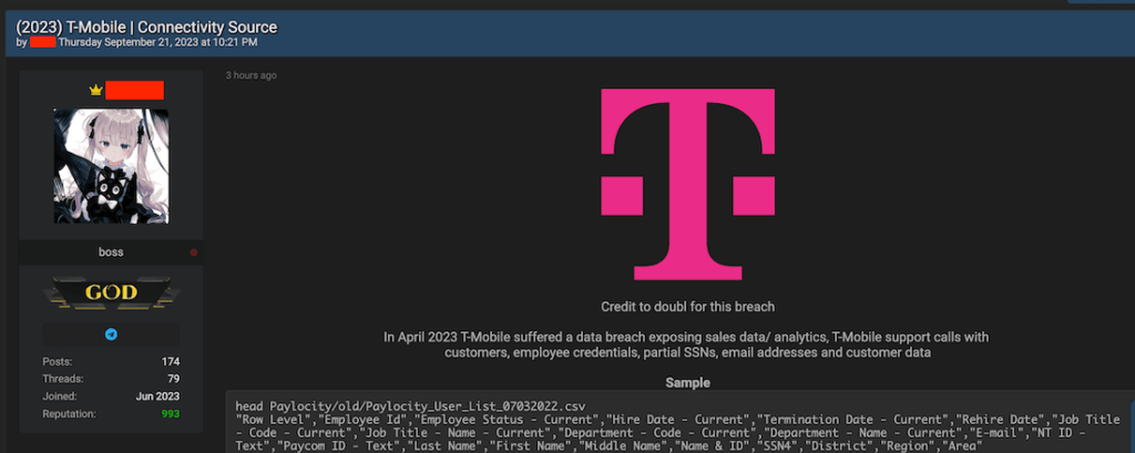 T Mobile Data Breach