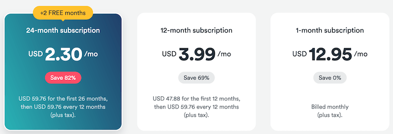 Cheap VPN prices